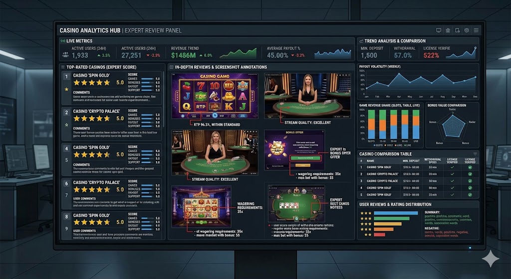 Процесс проверки казино